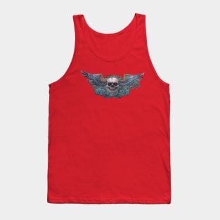 SKULL AND WINGS ILLUSTRATION T-SHIRT Tank Top